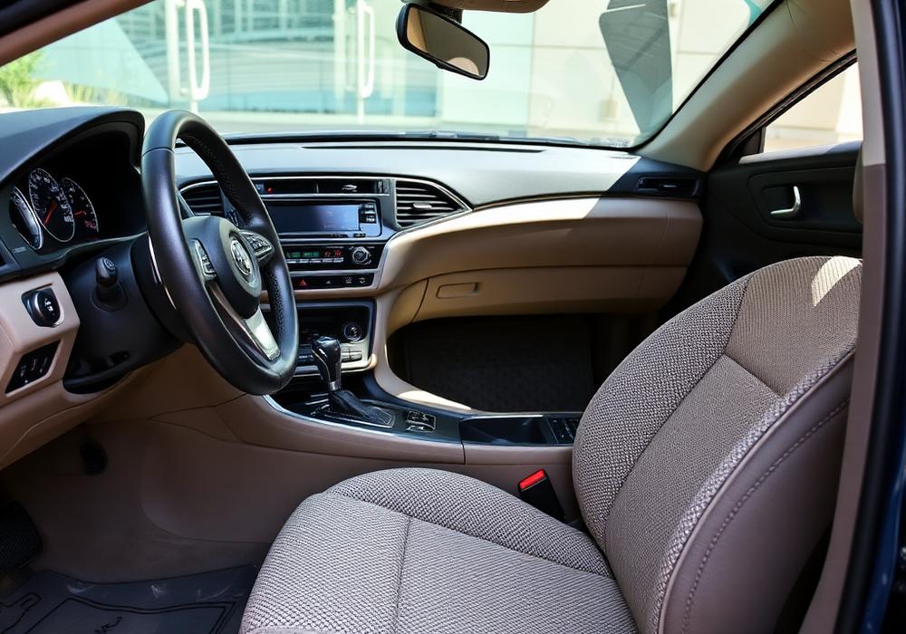Na — schoon auto-interieur na de HelpMe4 wasservice